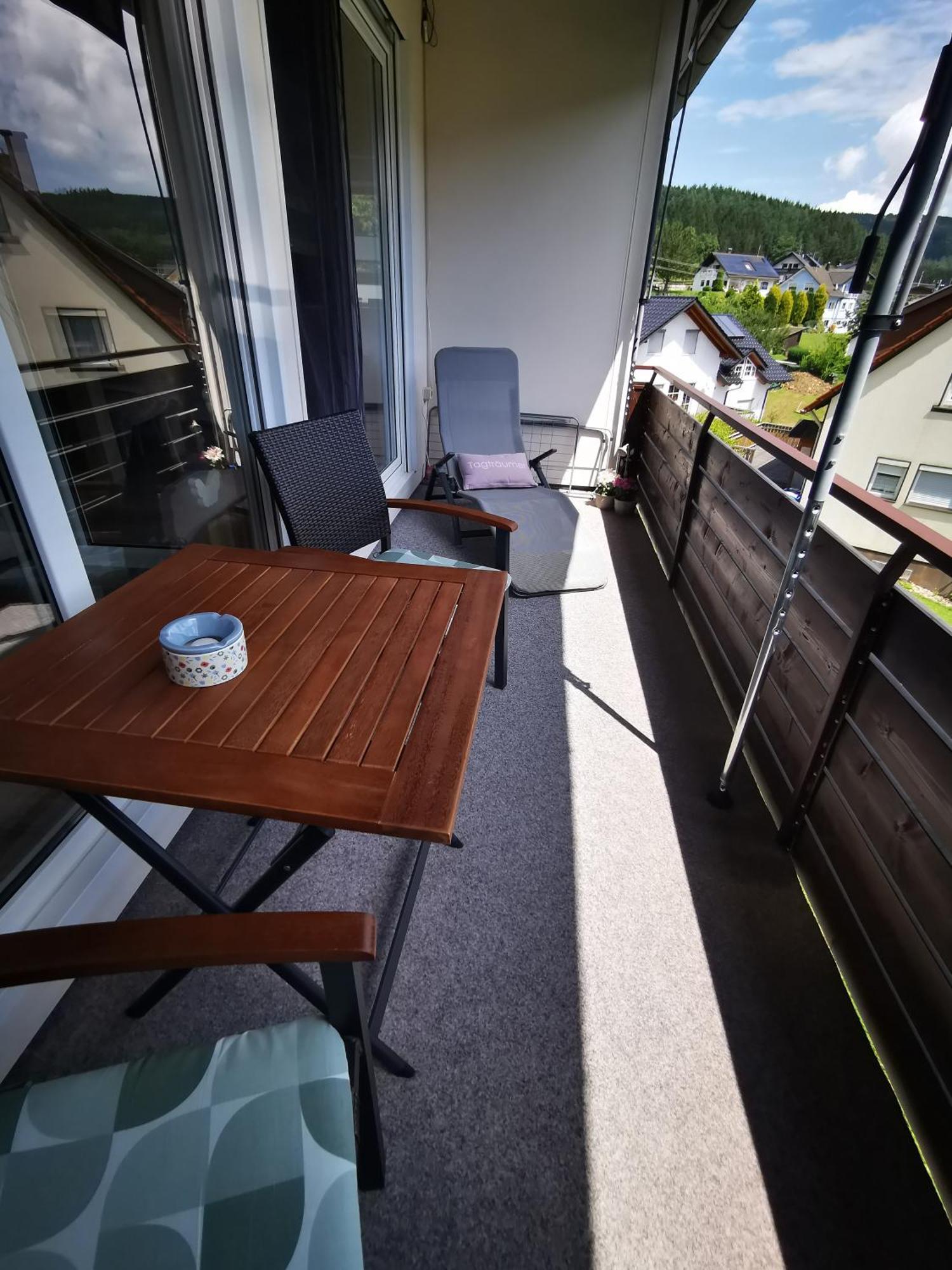 Ferienwohnung Blick Rappenstein Hausen am Tann Exterior foto