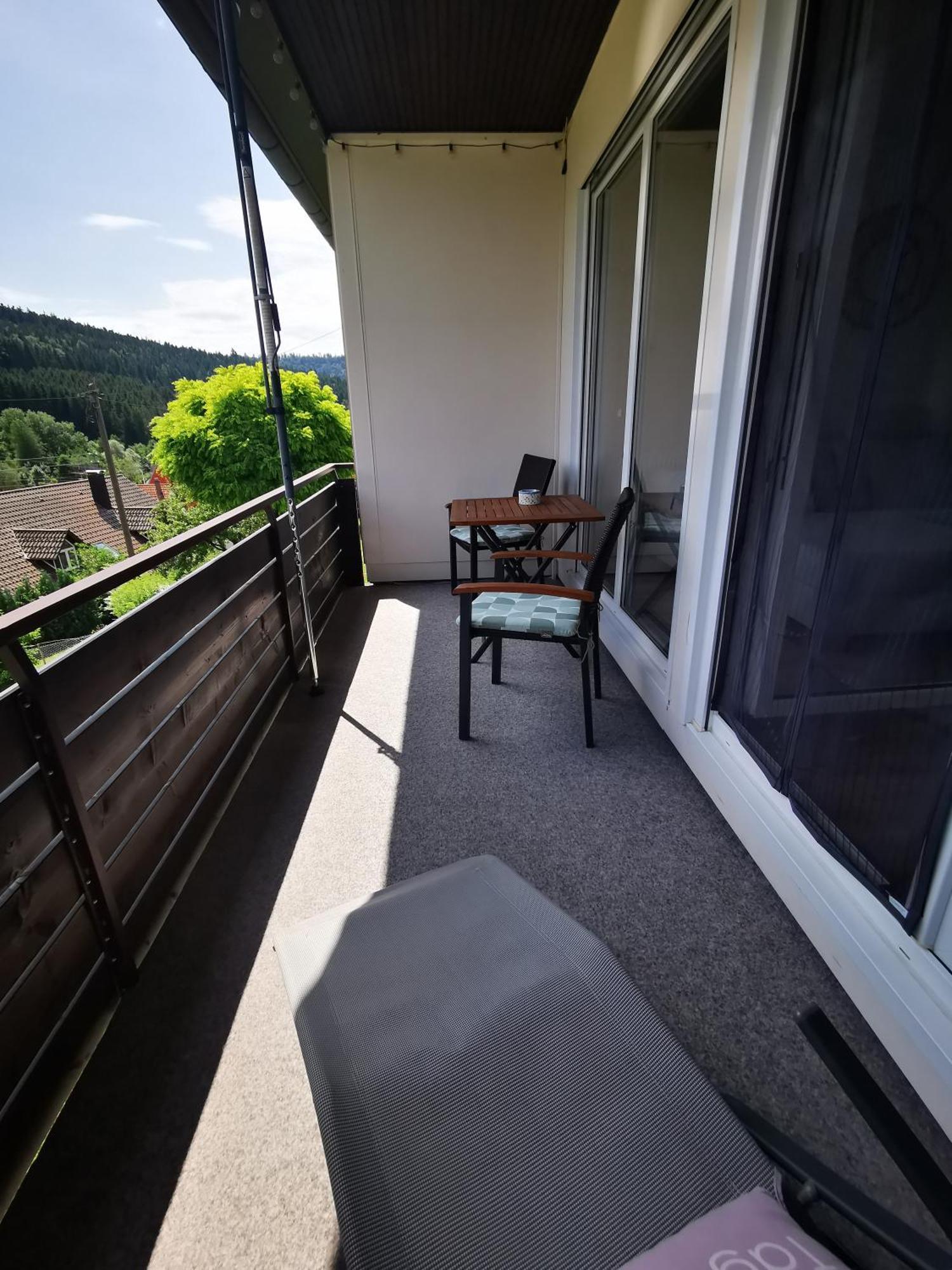 Ferienwohnung Blick Rappenstein Hausen am Tann Exterior foto
